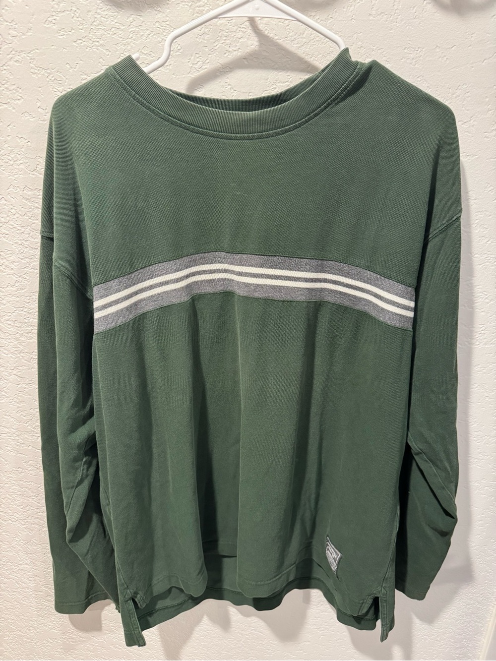 Aeropostale Men's Dark Green Long Sleeve